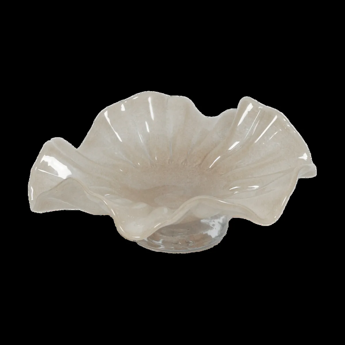 Olsson & Jensen Loa skål på fot 22 cm Taupe