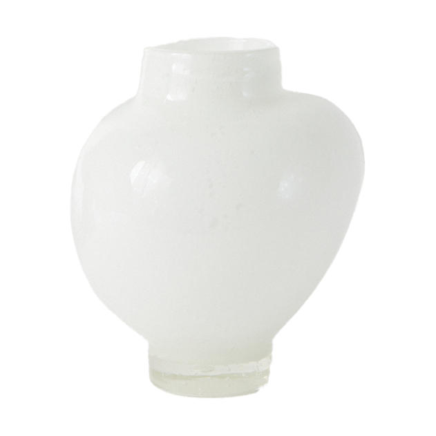 Olsson & Jensen Mila vas liten 19,5 cm Vit | Skandinavisk Design | Vaser | Vit