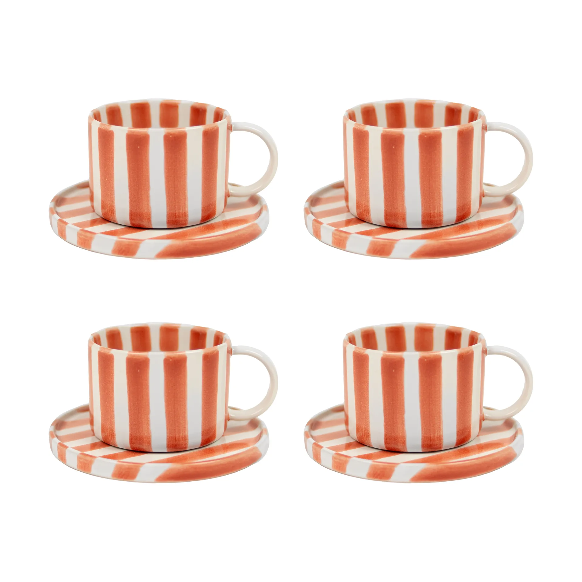Monica kopp med fat 4-pack - Rost,  Olsson & Jensen