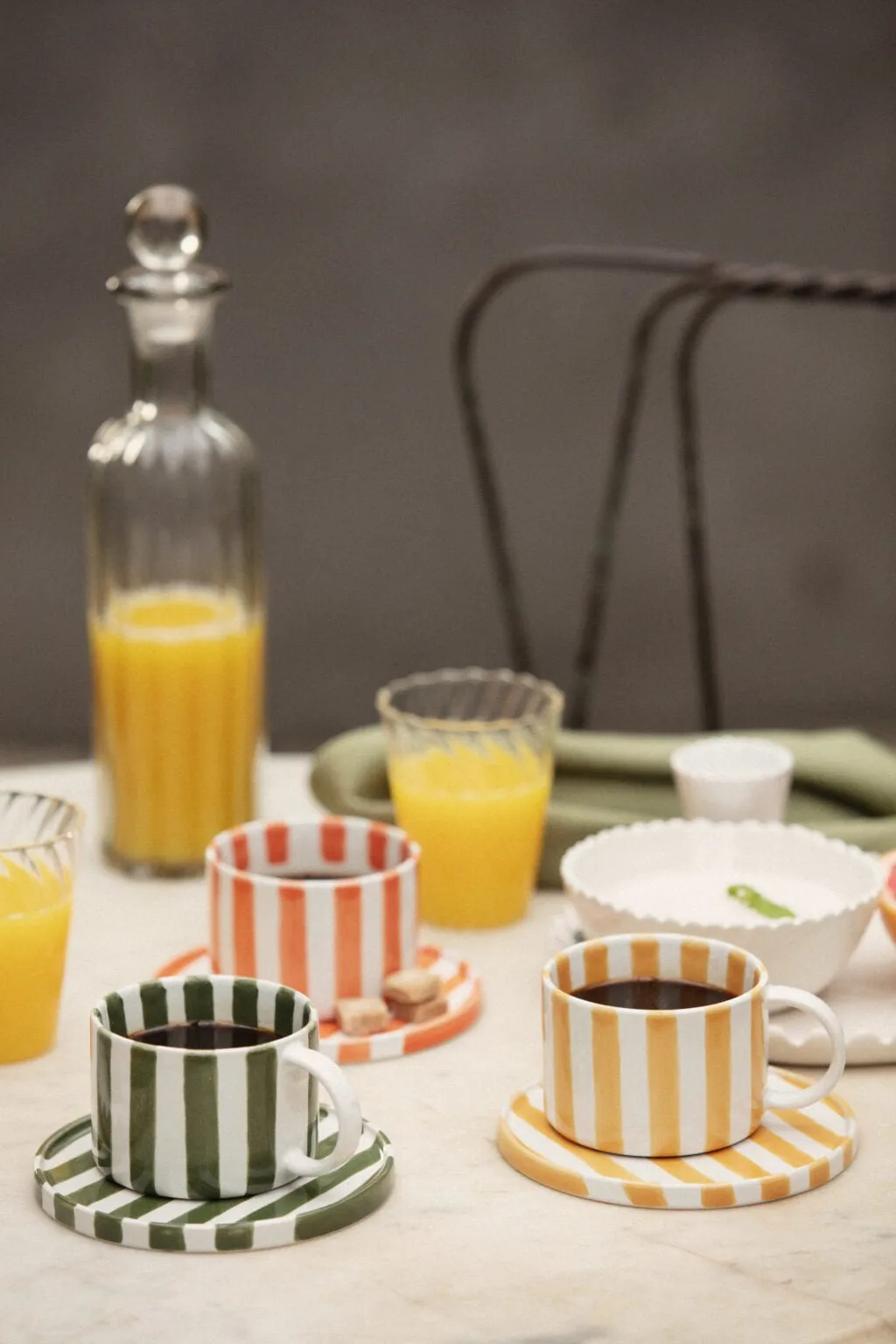 Monica kopp med fat 4-pack - Rost Olsson & Jensen