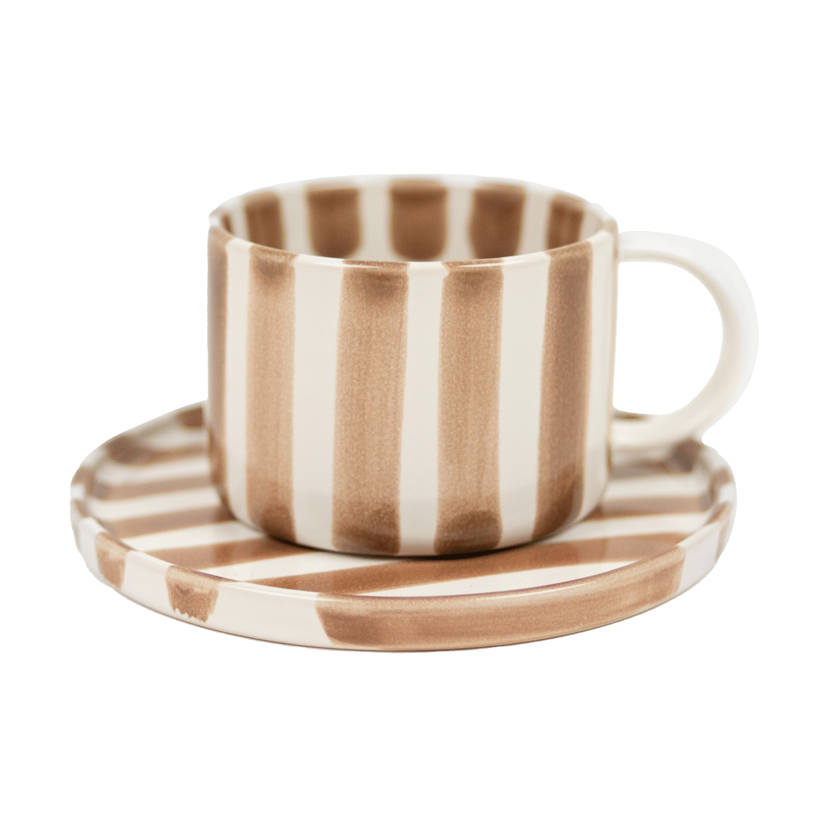 Olsson & Jensen Monica kopp med fat Beige | Skandinavisk Design | Kaffekoppar | Beige