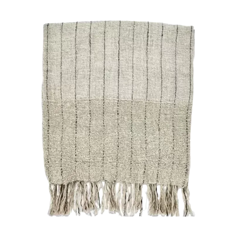 Newton pläd 130x170 cm, Natur Olsson & Jensen