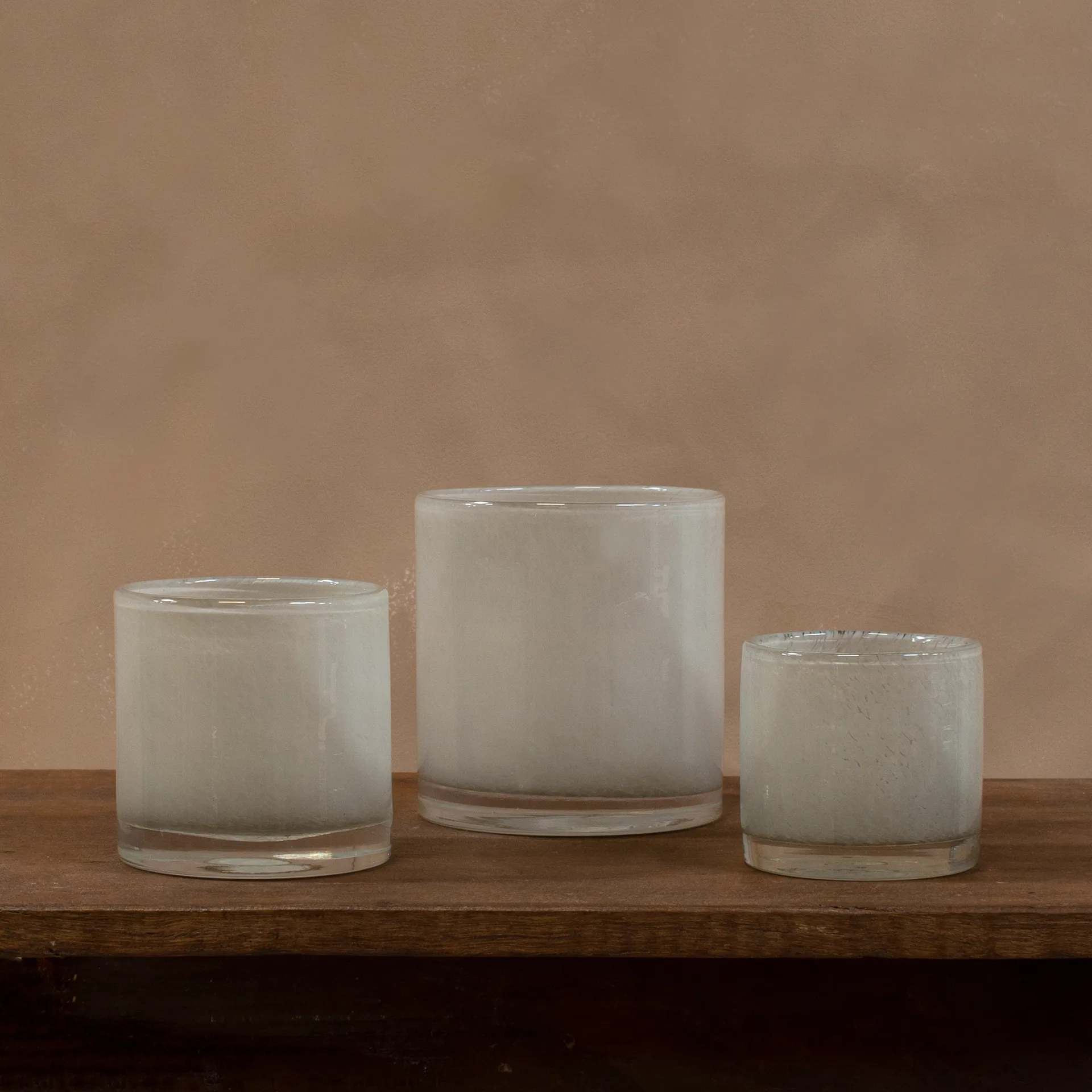 Nilla ljuslykta 10 cm, Gråbeige Olsson & Jensen