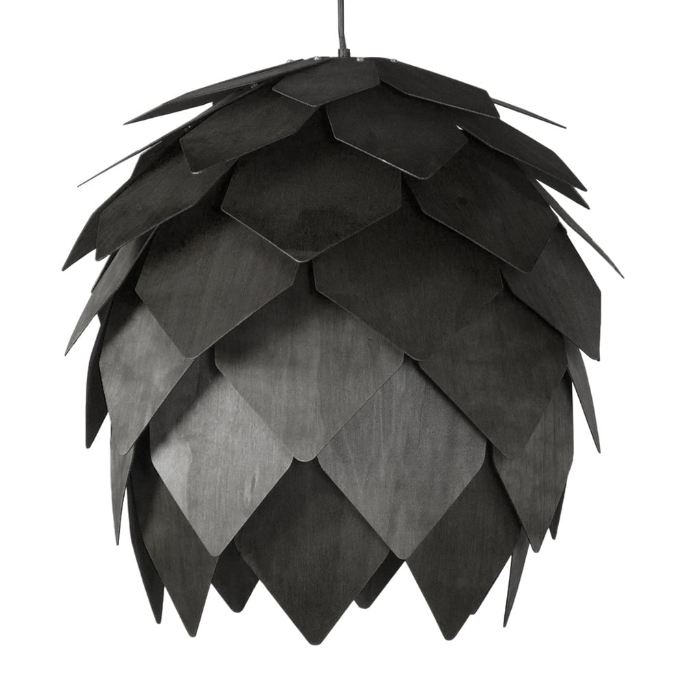 Olsson & Jensen taklampa trä Svart | Skandinavisk Design | Taklampor & Pendlar | Svart