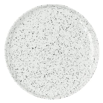 Poppi assiett 21 cm - vit-svart - Olsson & Jensen