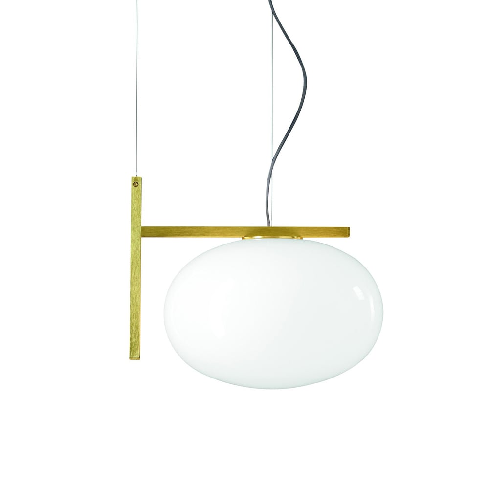 Oluce Alba 466 pendel opal, mässing | Skandinavisk Design | Taklampor & Pendlar | Vit