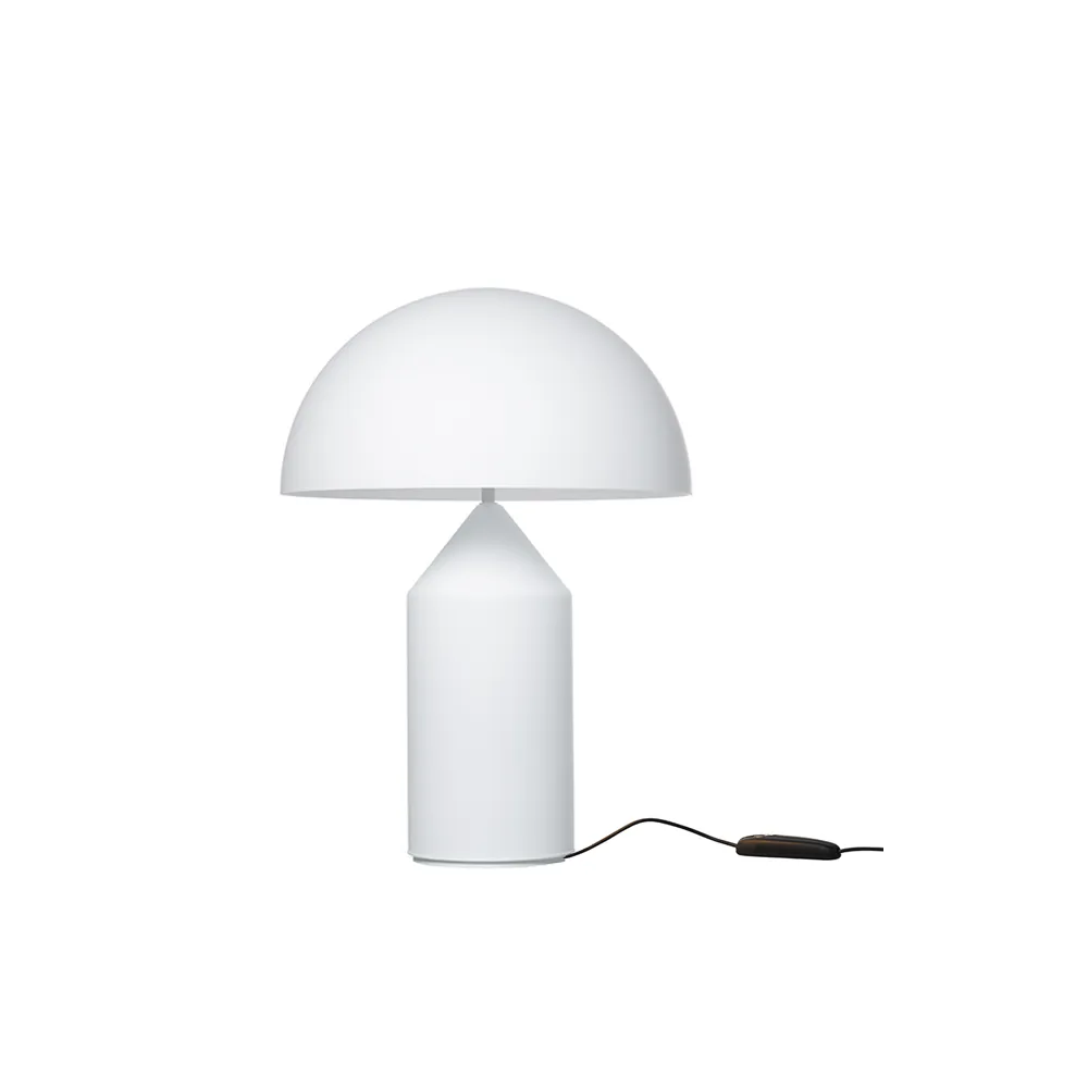 Atollo medium 237 bordslampa glas, opal, medium Oluce