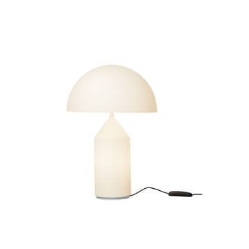 Atollo medium 237 bordslampa glas - opal, medium - Oluce