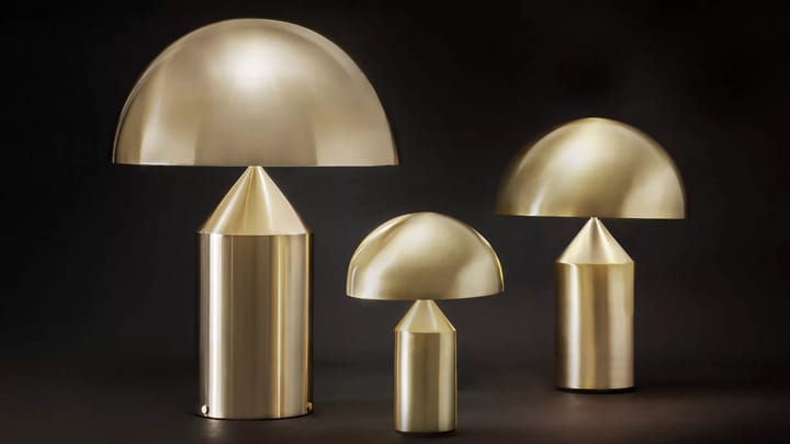 Atollo small 238 bordslampa metall - Gold - Oluce