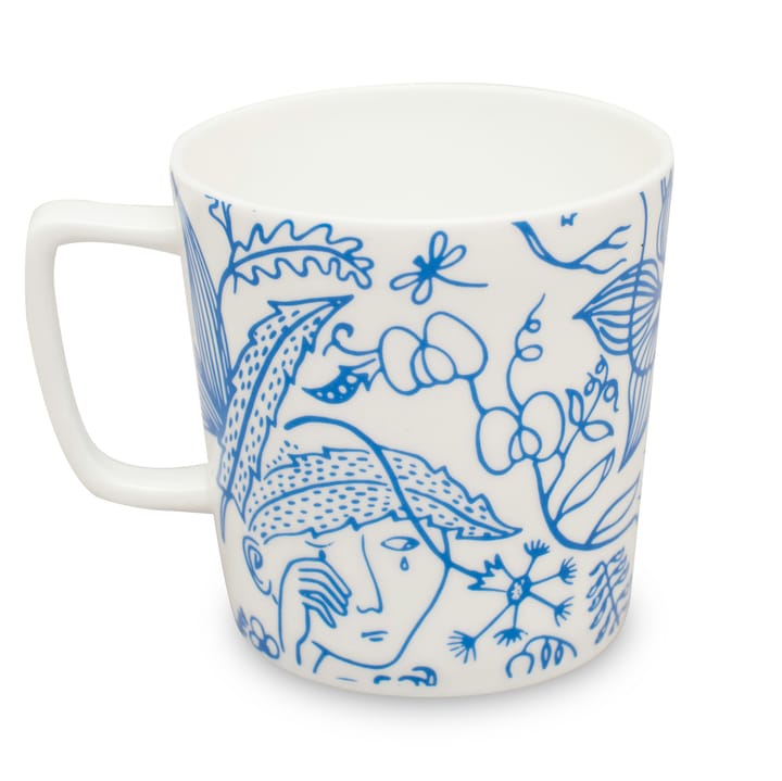 Grazia mugg 32 cl, Blå-vit Opto Design