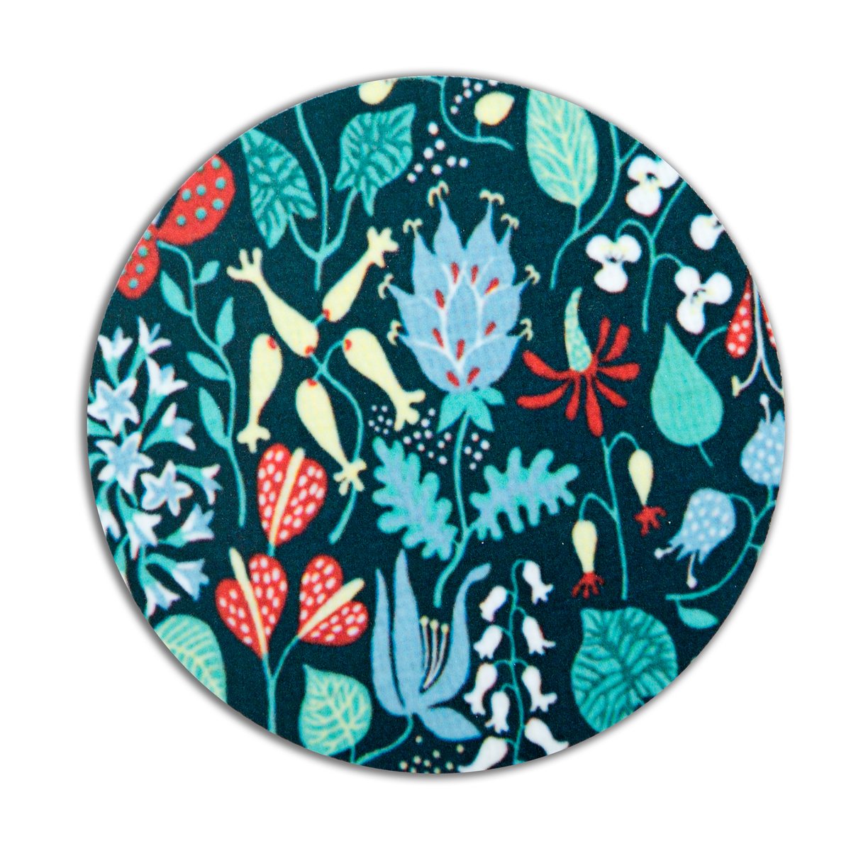 Opto Design Herbarium blå grytunderlägg 21 cm | Skandinavisk Design | Grytunderlägg | Blå