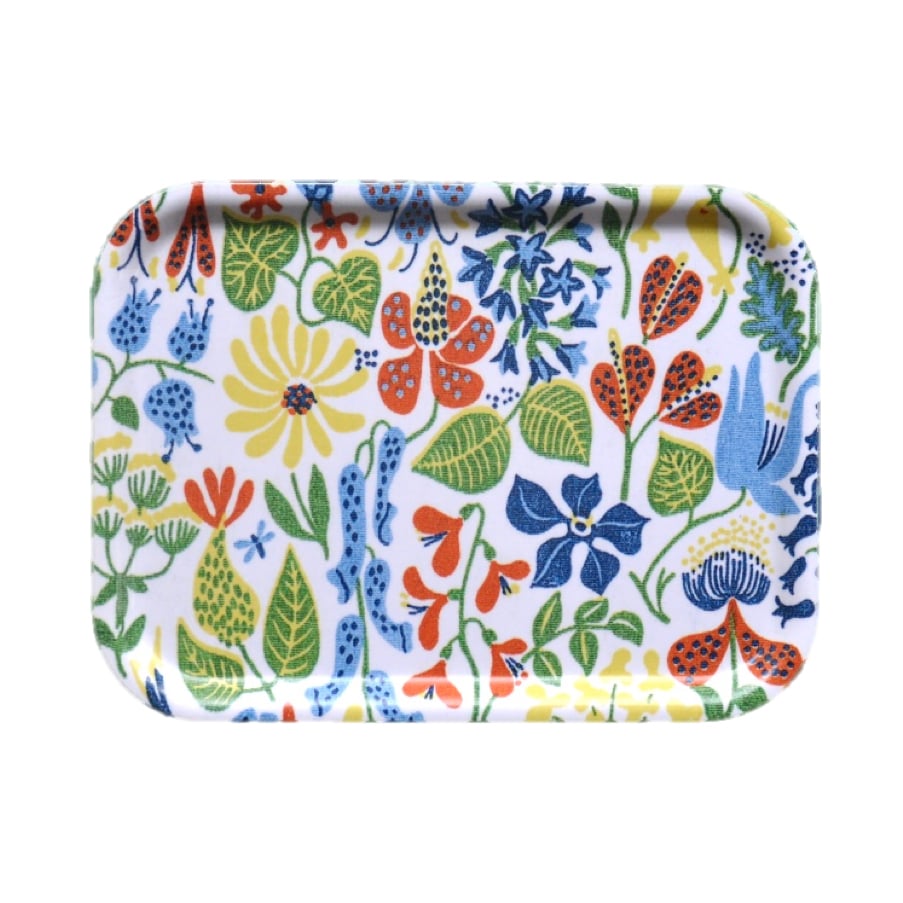 Opto Design Herbarium gul bricka 27x20 cm | Skandinavisk Design | Brickor | Gul