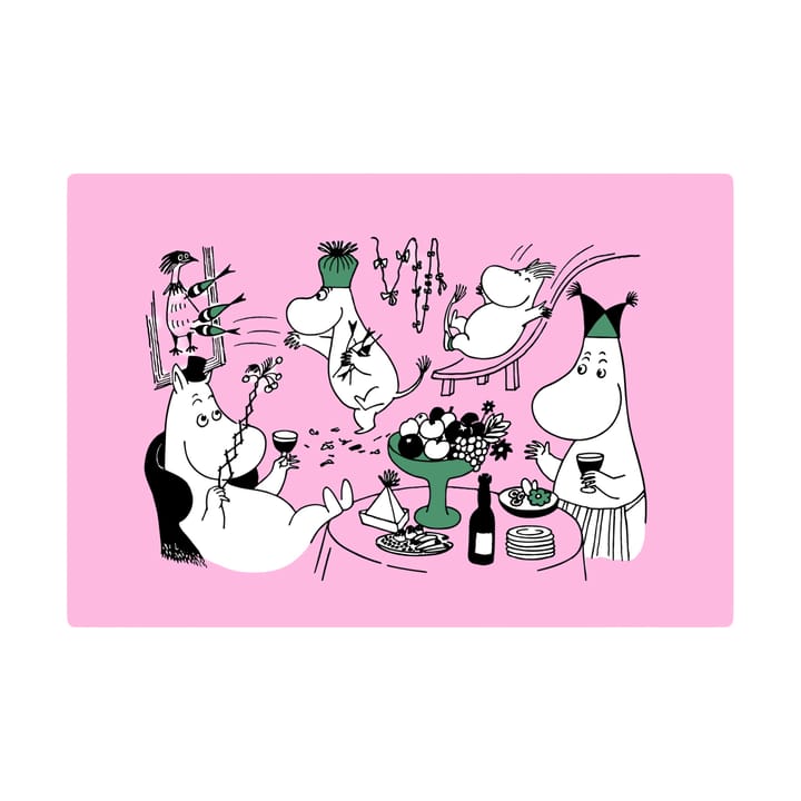 Moomin 80 bordstablett 27,5x40 cm - Rosa - Opto Design