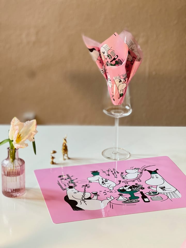 Moomin 80 bordstablett 27,5x40 cm, Rosa Opto Design