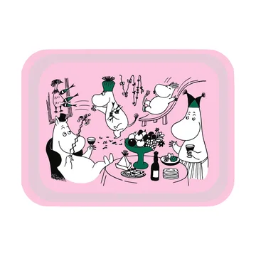 Moomin 80 bricka 20x27 cm - Rosa - Opto Design
