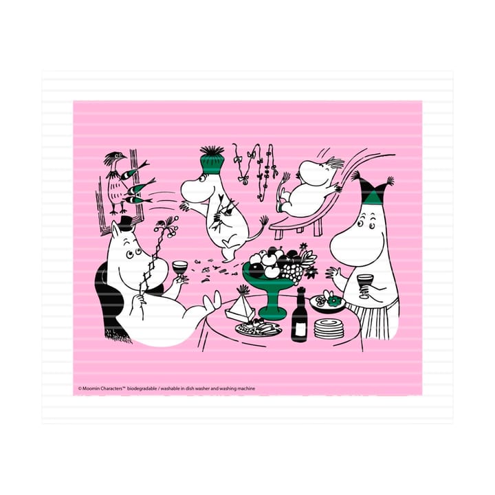 Moomin 80 disktrasa 17x20 cm - Rosa - Opto Design