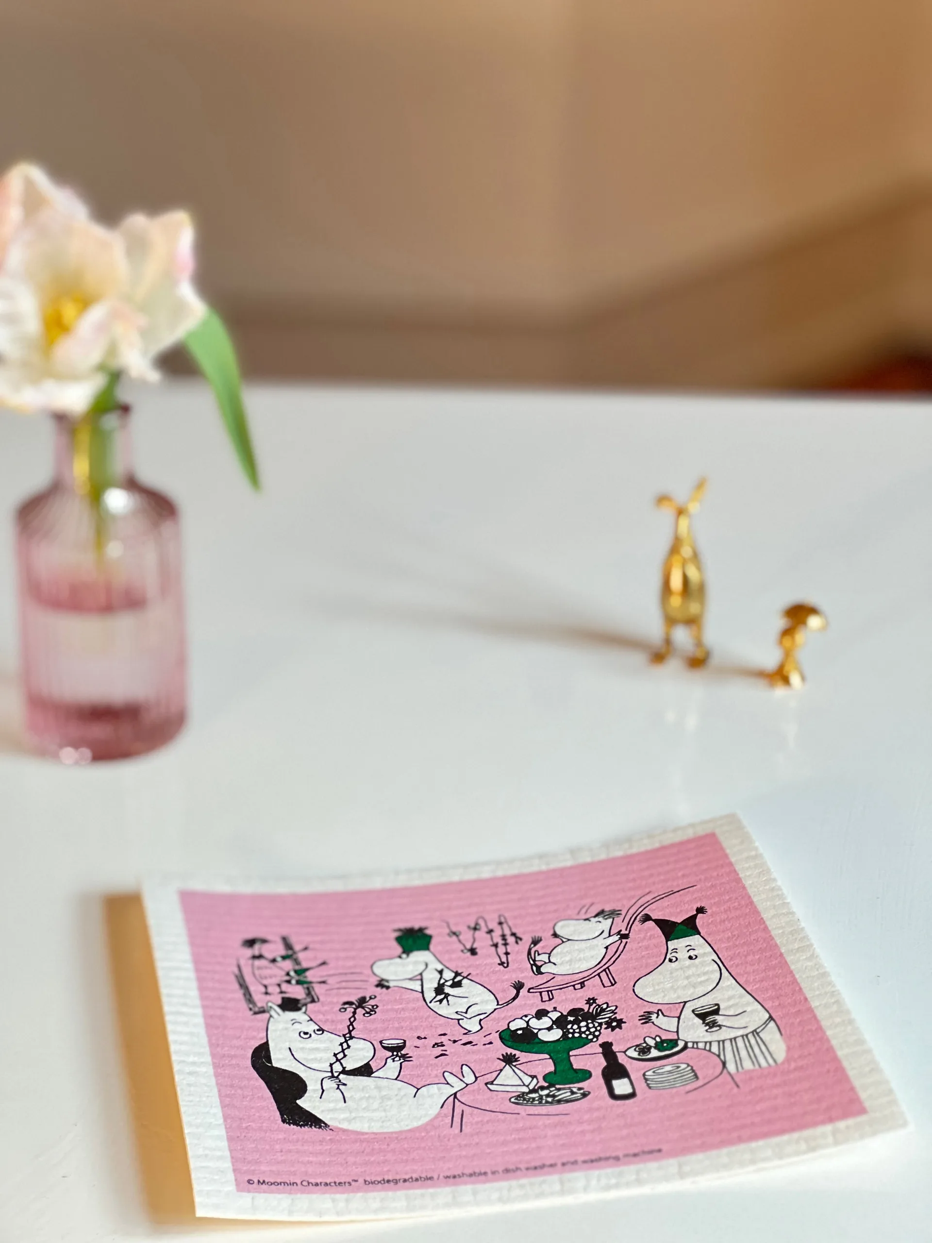 Moomin 80 disktrasa 17x20 cm, Rosa Opto Design