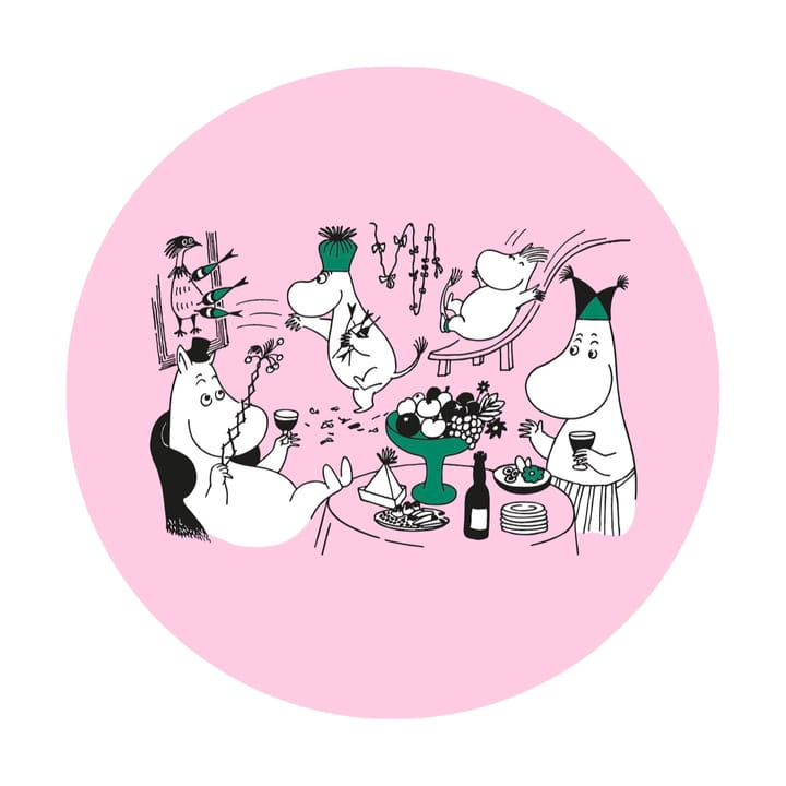 Moomin 80 grytunderlägg Ø21 cm - Rosa - Opto Design