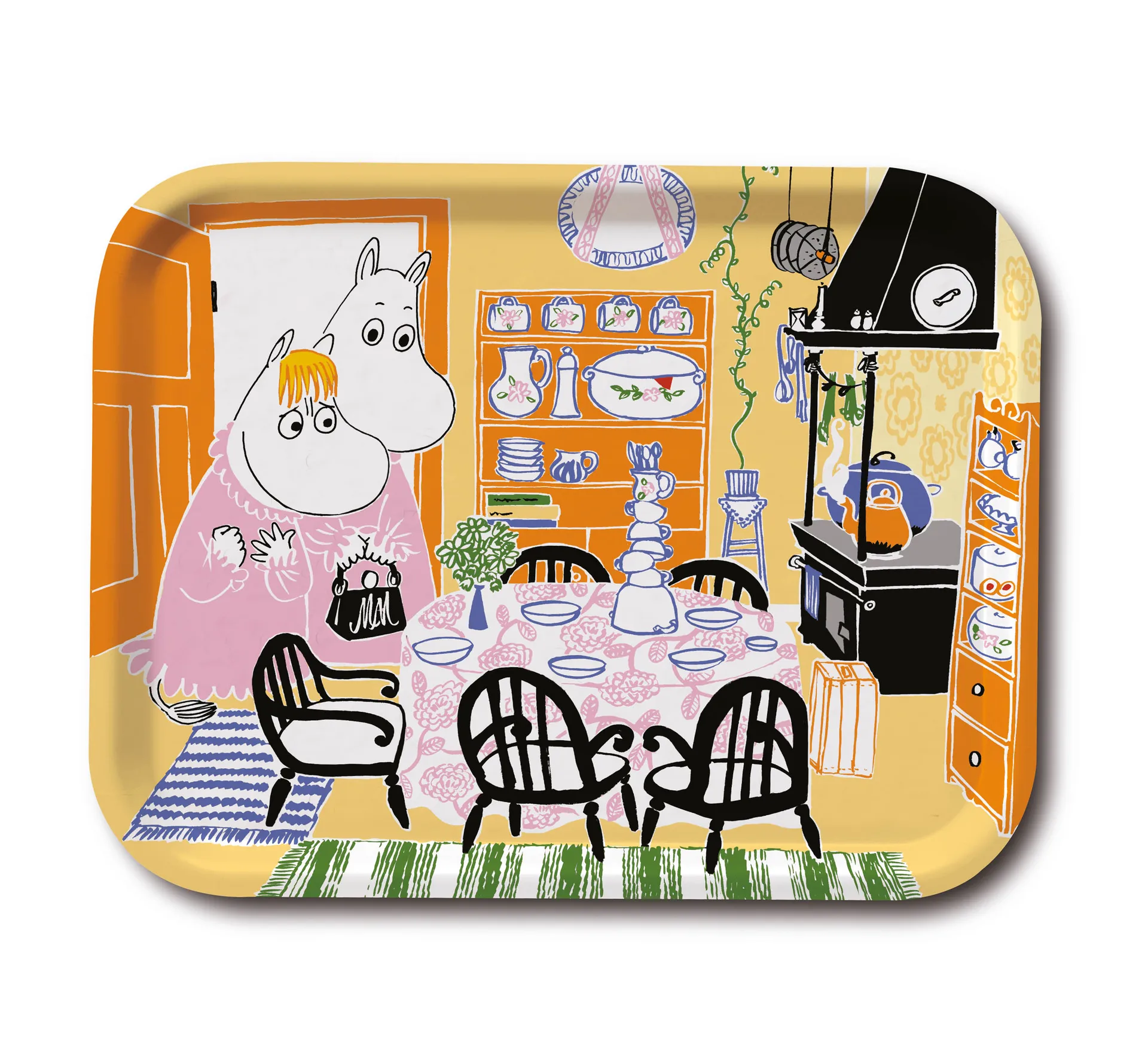 Moomin Kitchen bricka, Gul Opto Design