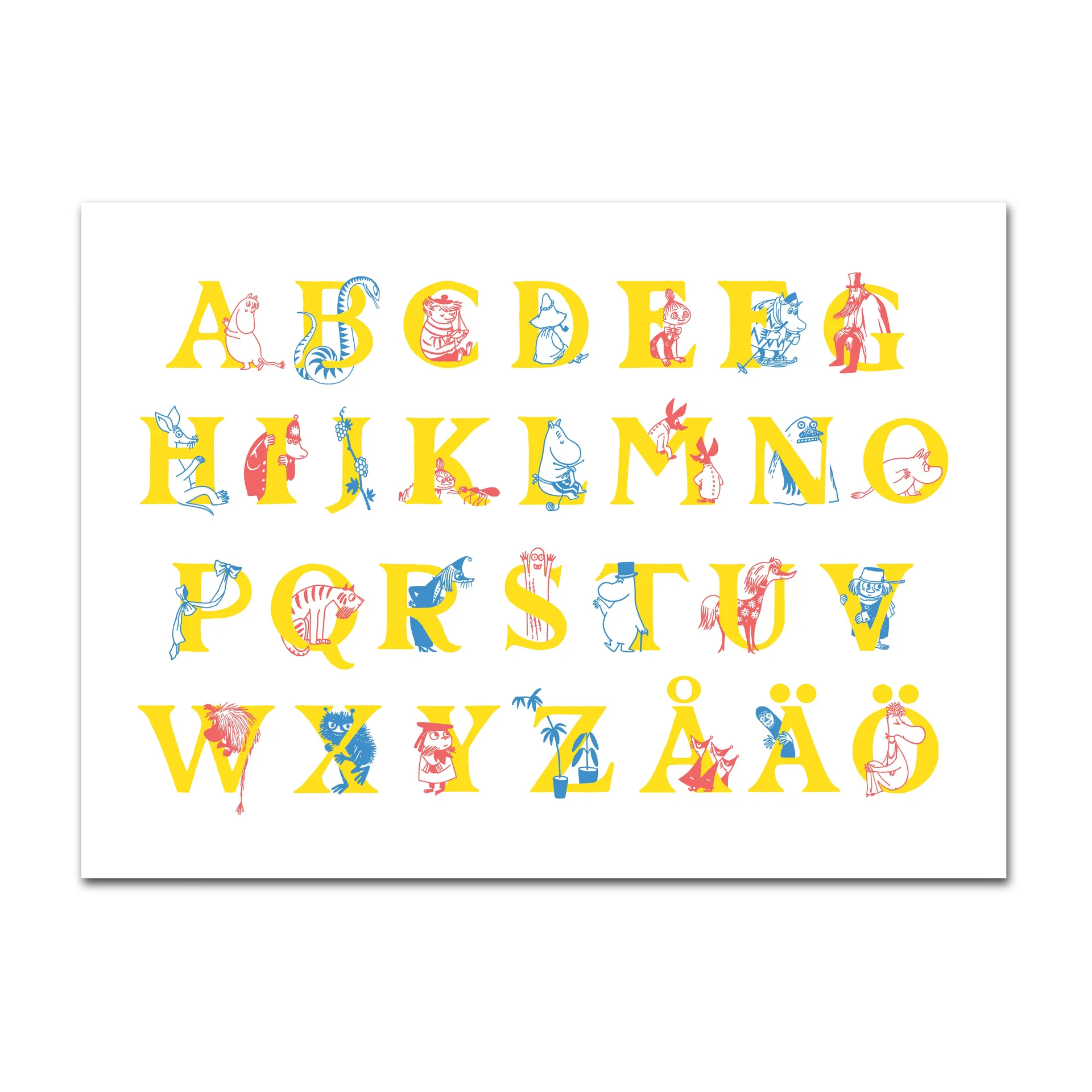 Mumin ABC bordstablett, 30x40 cm Opto Design