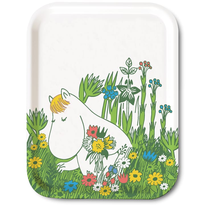 Mumin Snorkmaiden Summer bricka - 27x20 cm - Opto Design