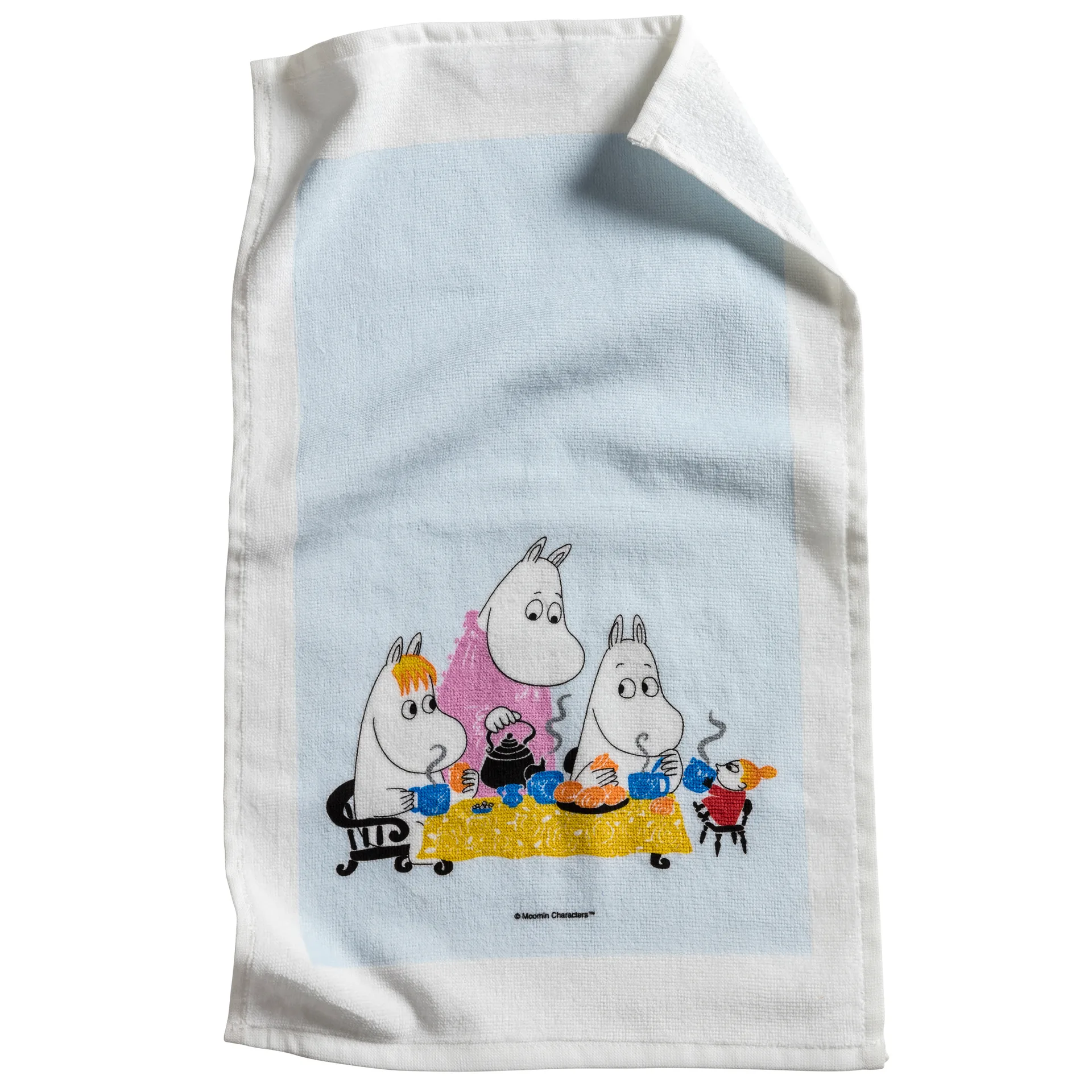 Mumin Teaparty handduk, Blå Opto Design