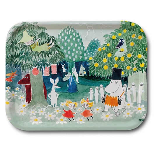 Opto Design Mumin Trollkarlens Hatt bricka 27x20 cm
