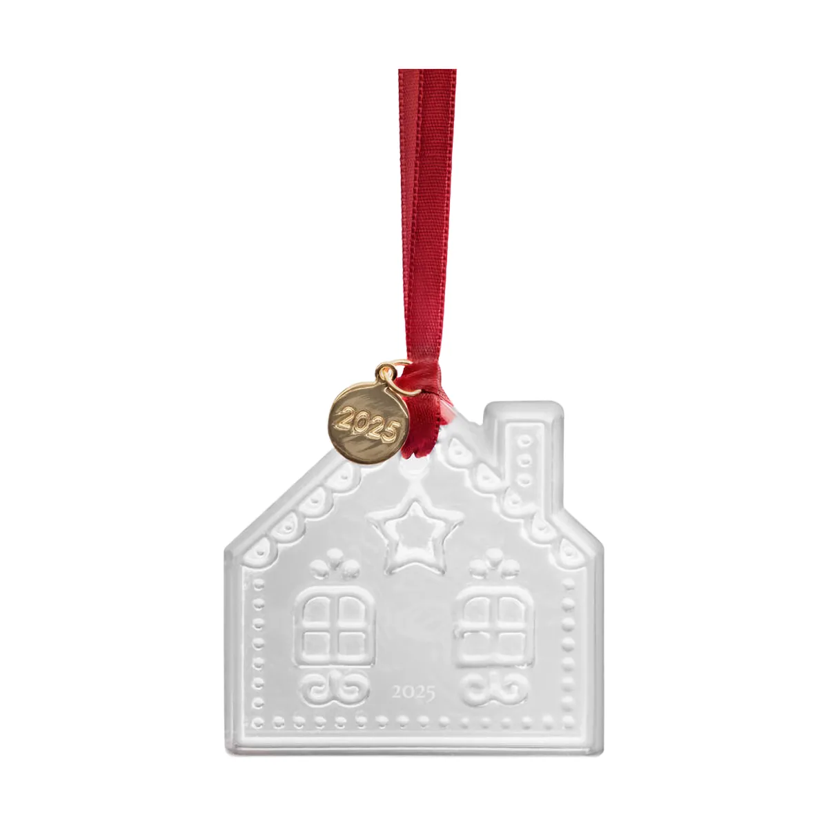 Annual holiday ornament julhänge, Pepparkakshus 2025 Orrefors