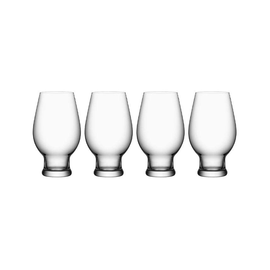 Orrefors Beer IPA ölglas 4-pack 47 cl | Skandinavisk Design | Ölglas | Transparent
