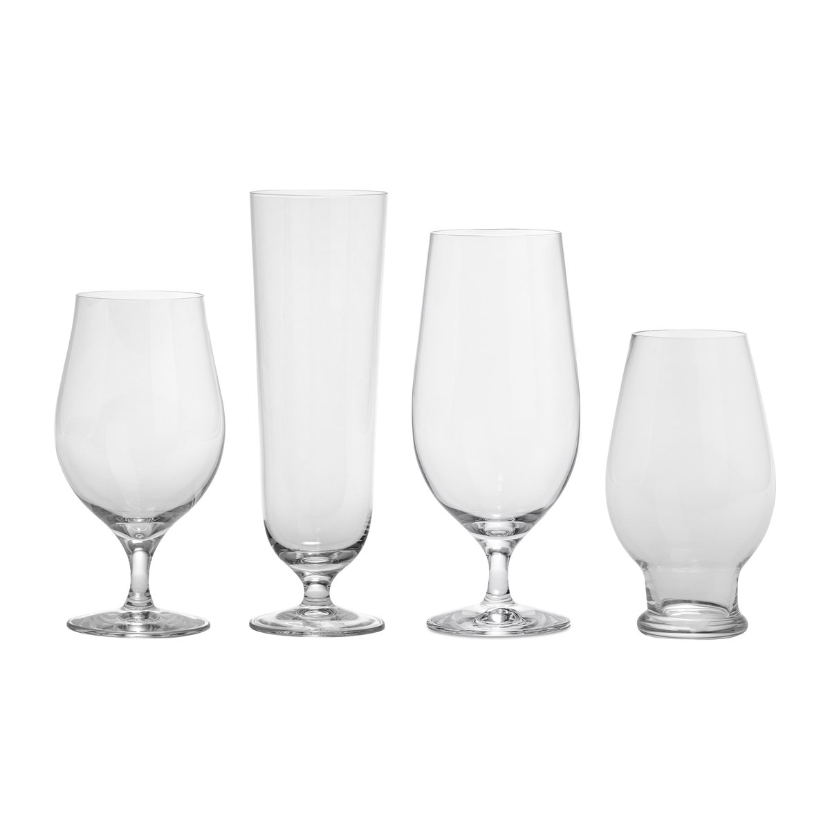 Orrefors Beer tasting kit ölglas 4 delar Klar | Skandinavisk Design | Ölglas | Transparent
