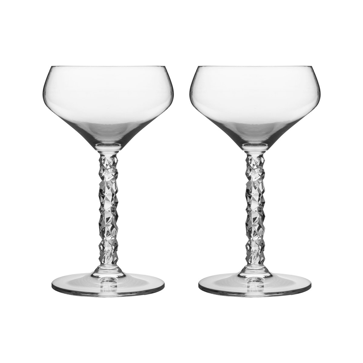 Orrefors Carat cocktailglas 2-pack Klar | Skandinavisk Design | Cocktailglas | Transparent