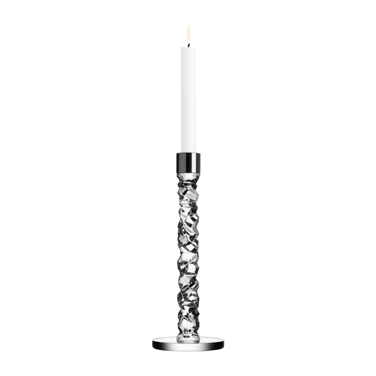 Orrefors Carat ljusstake stor 29,7 cm | Skandinavisk Design | Ljusstakar | Transparent