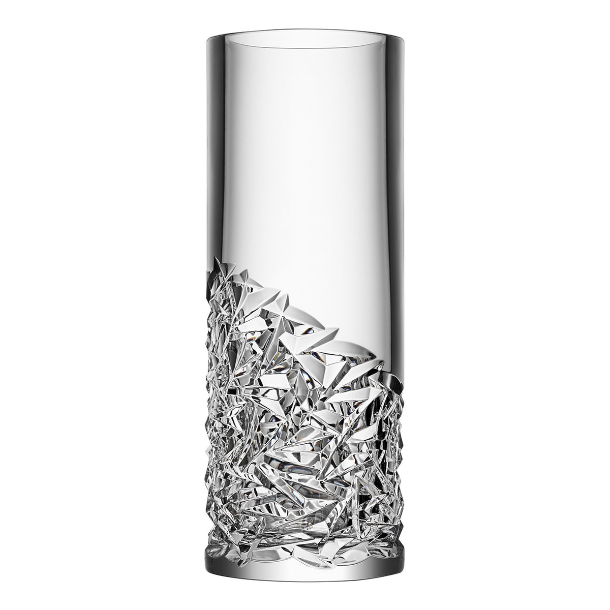 Orrefors Carat vas 37 cm Low cut | Skandinavisk Design | Vaser | Transparent