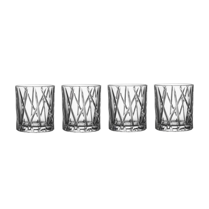 City Old Fashioned glas 4-pack - 24,5 cl - Orrefors