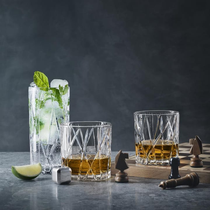 City whiskeystenar 4-pack, rostfritt stål Orrefors