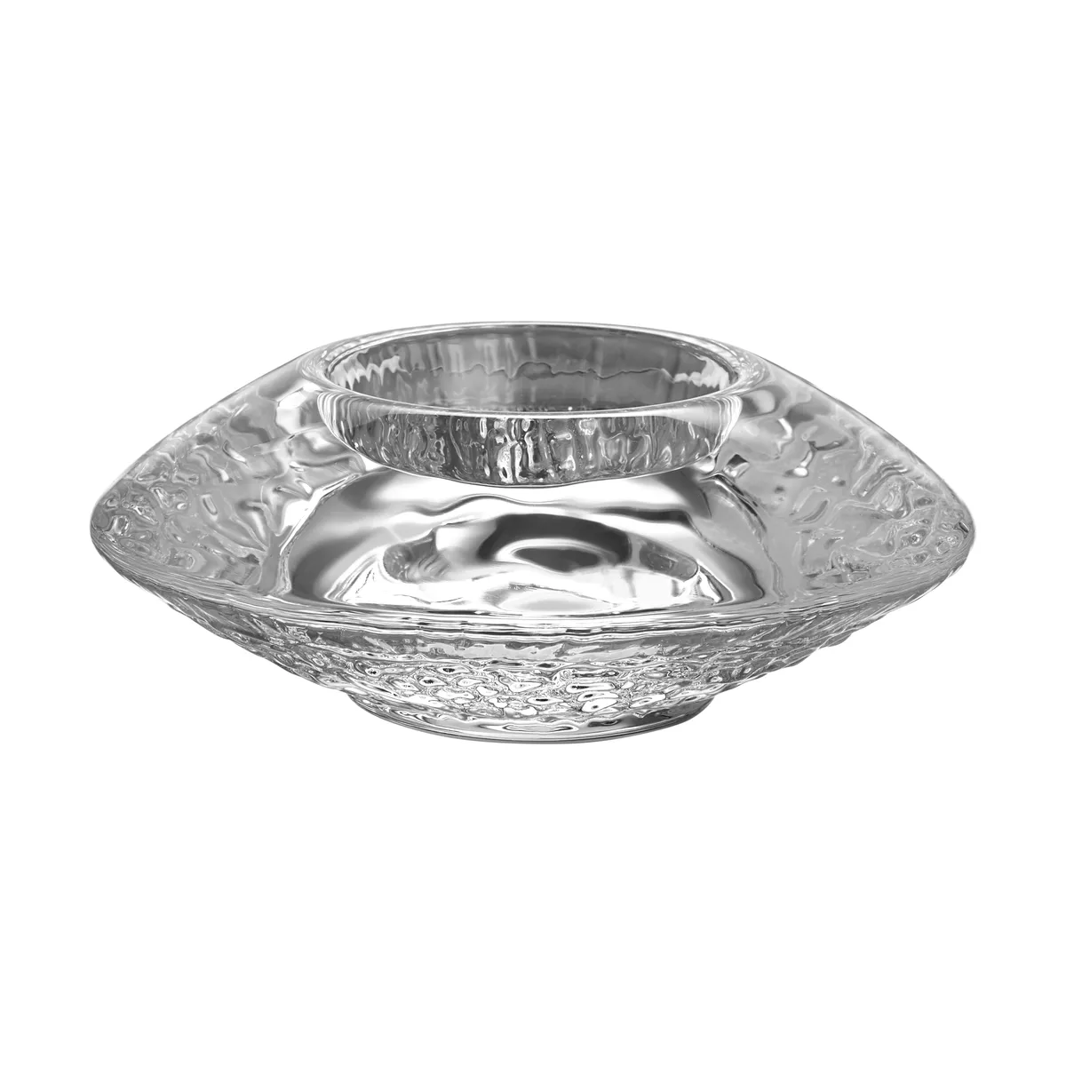 Orrefors Discus ljuslykta 43 mm Klar