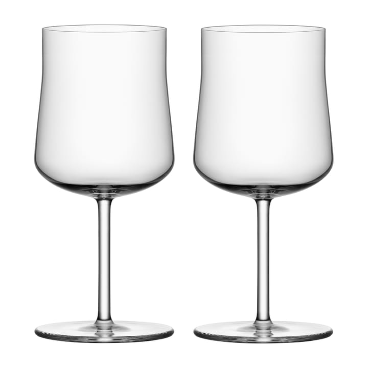 Informal glas på fot 28 cl 2-pack - Klar - Orrefors