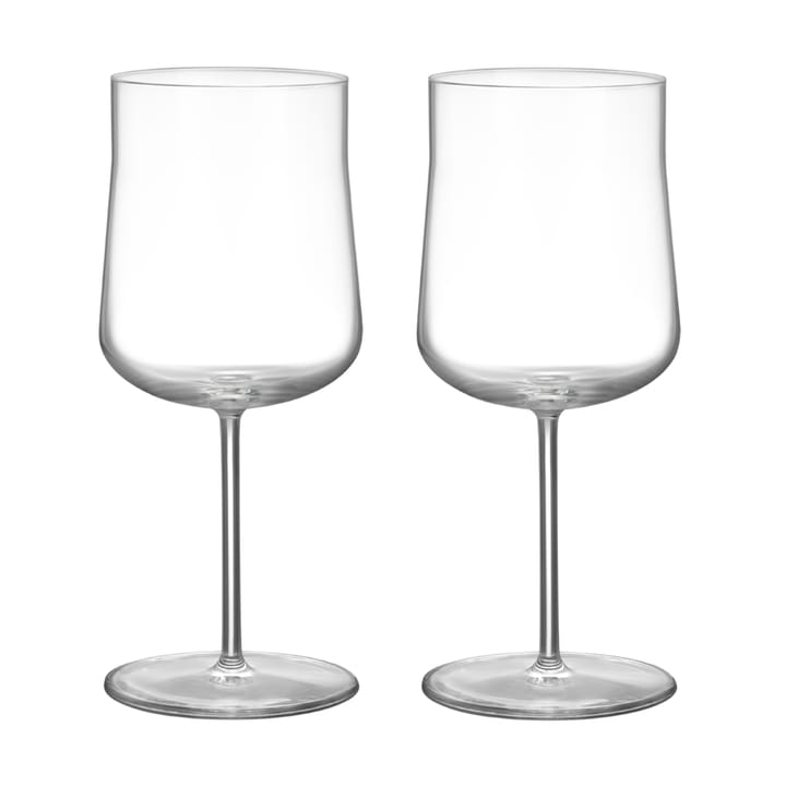 Informal glas på fot 43 cl 2-pack - Klar - Orrefors