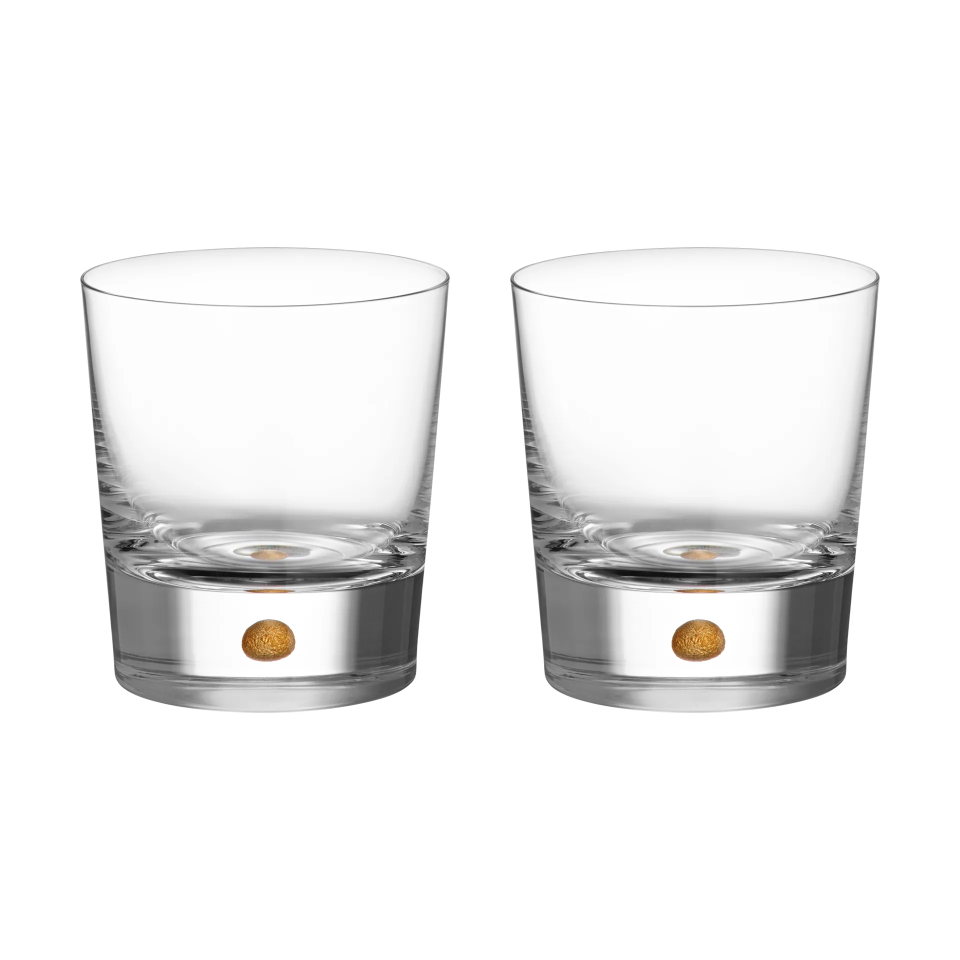 Intermezzo double old fashioned 40 cl 2-pack, Guld Orrefors