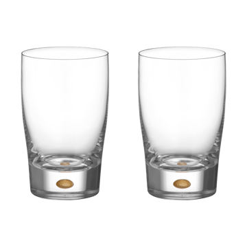 Intermezzo tumbler 25 cl 2-pack - Guld - Orrefors