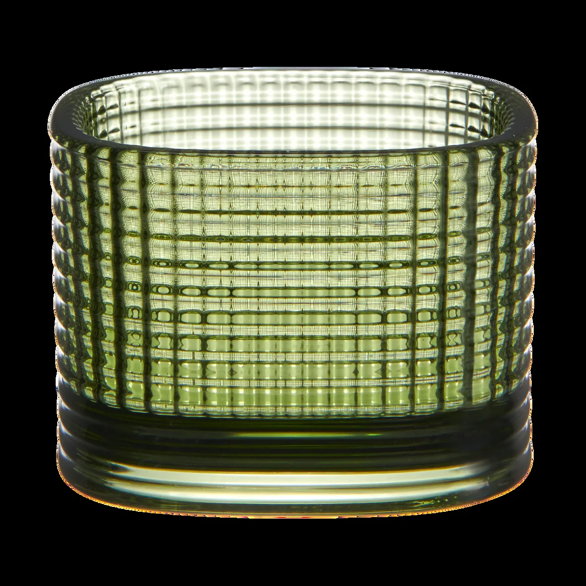 Orrefors Magica ljuslykta super circle 5 cm Grön