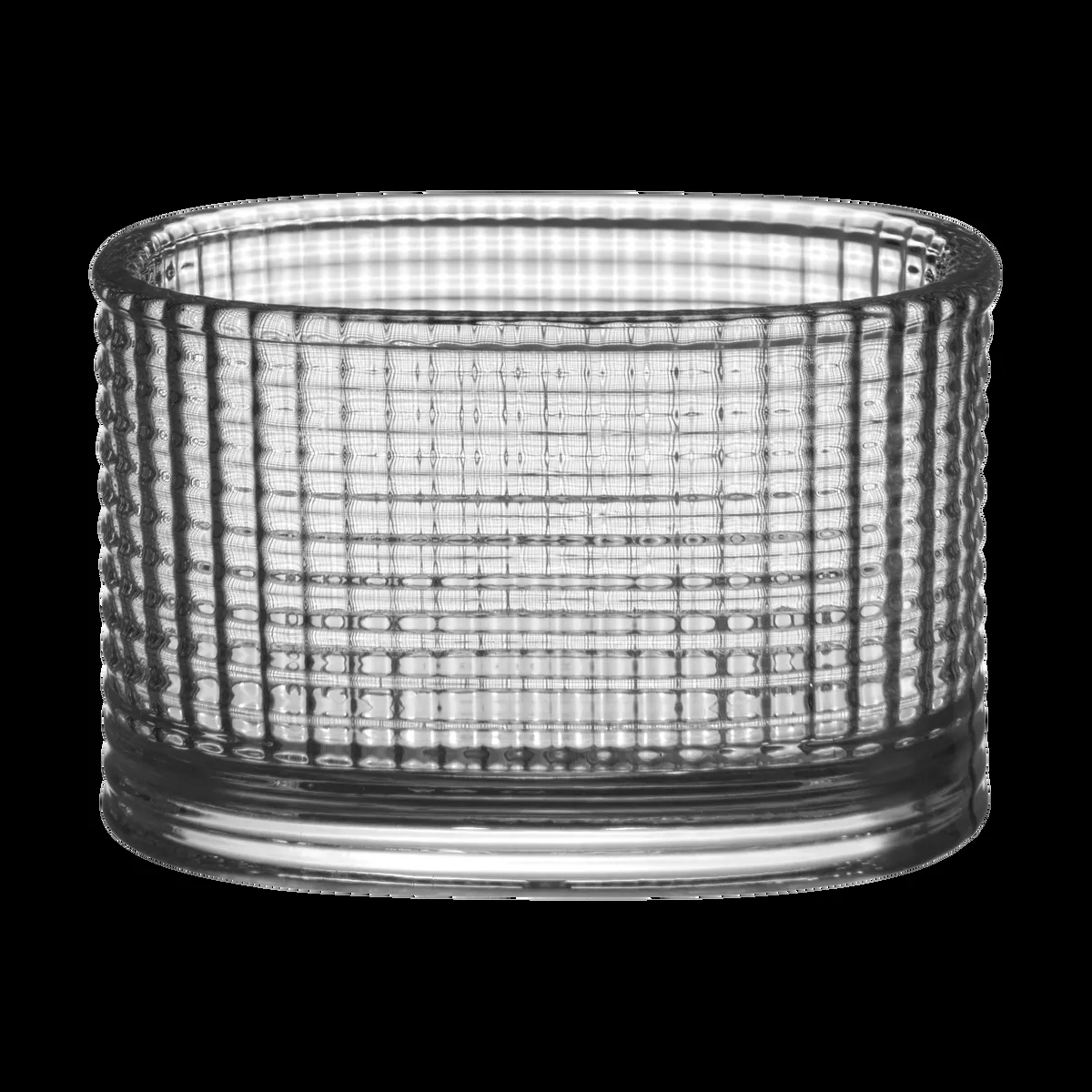 Orrefors Magica ljuslykta super ellipse 5 cm Grå