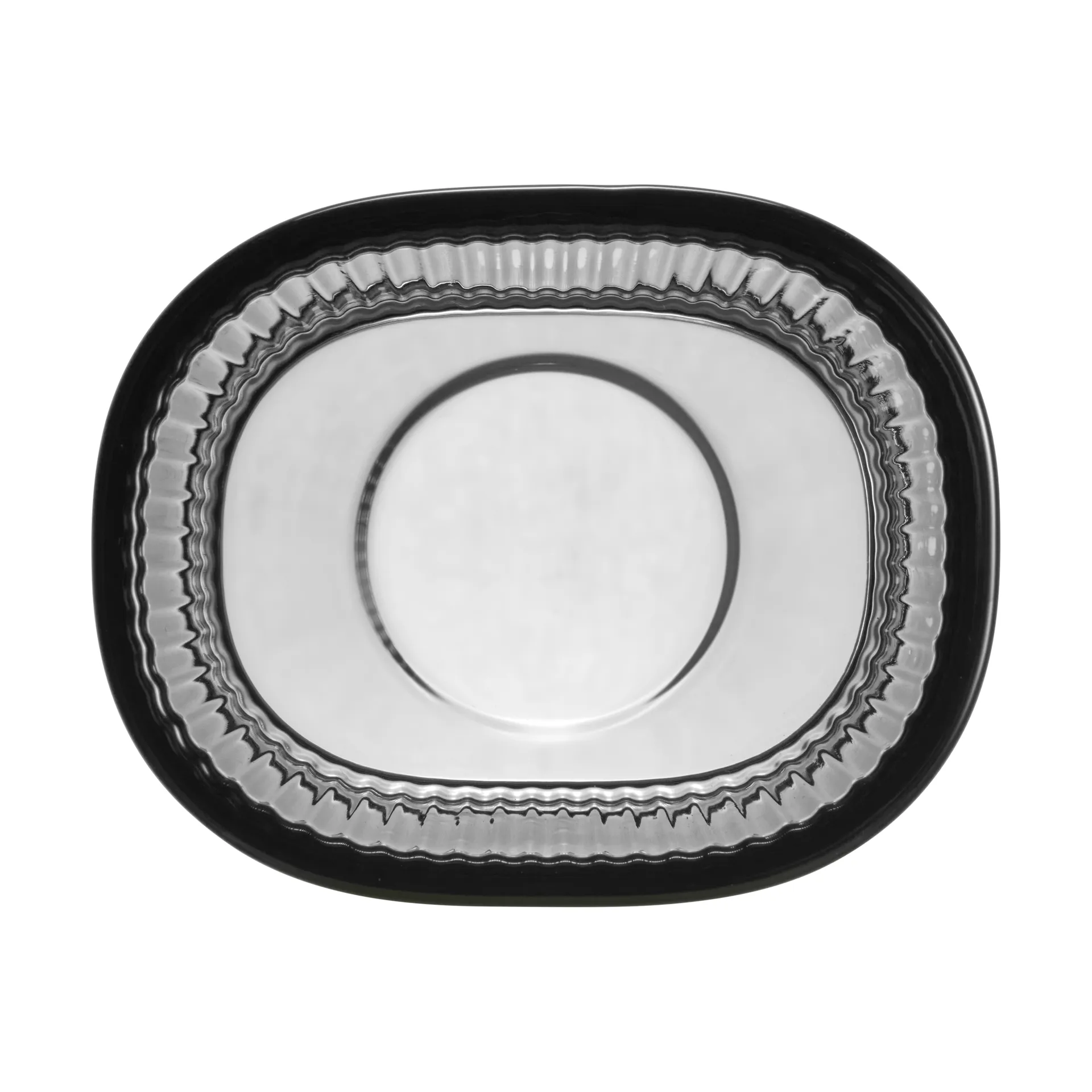 Magica ljuslykta super ellipse 7 cm, Grå Orrefors