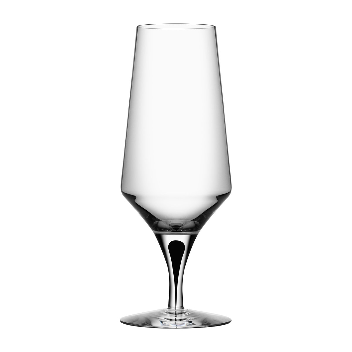 Orrefors Metropol ölglas 46 cl Clear / Black | Skandinavisk Design | Ölglas | Svart