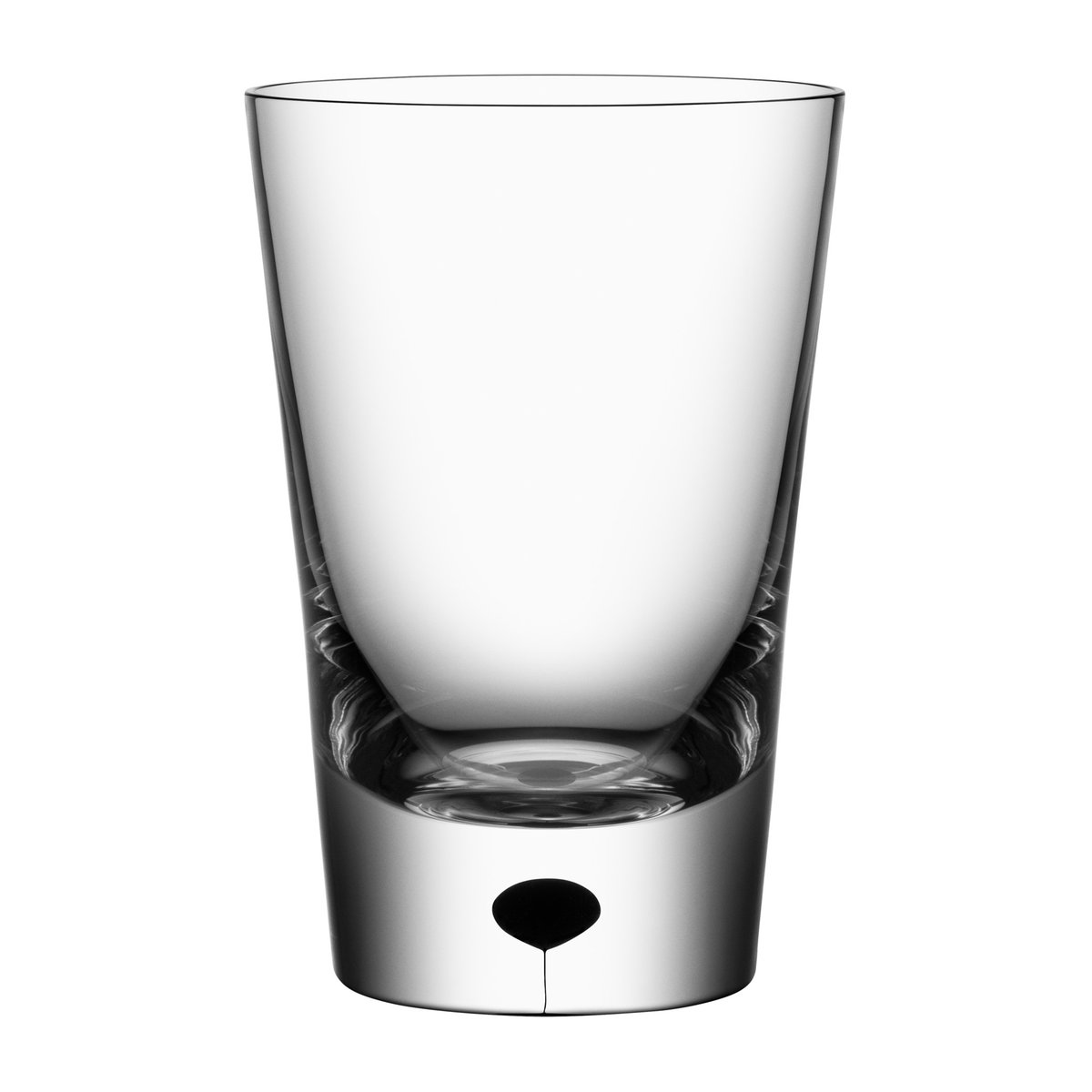 Orrefors Metropol tumblerglas 23 cl Clear / Black | Skandinavisk Design | Dricksglas | Svart