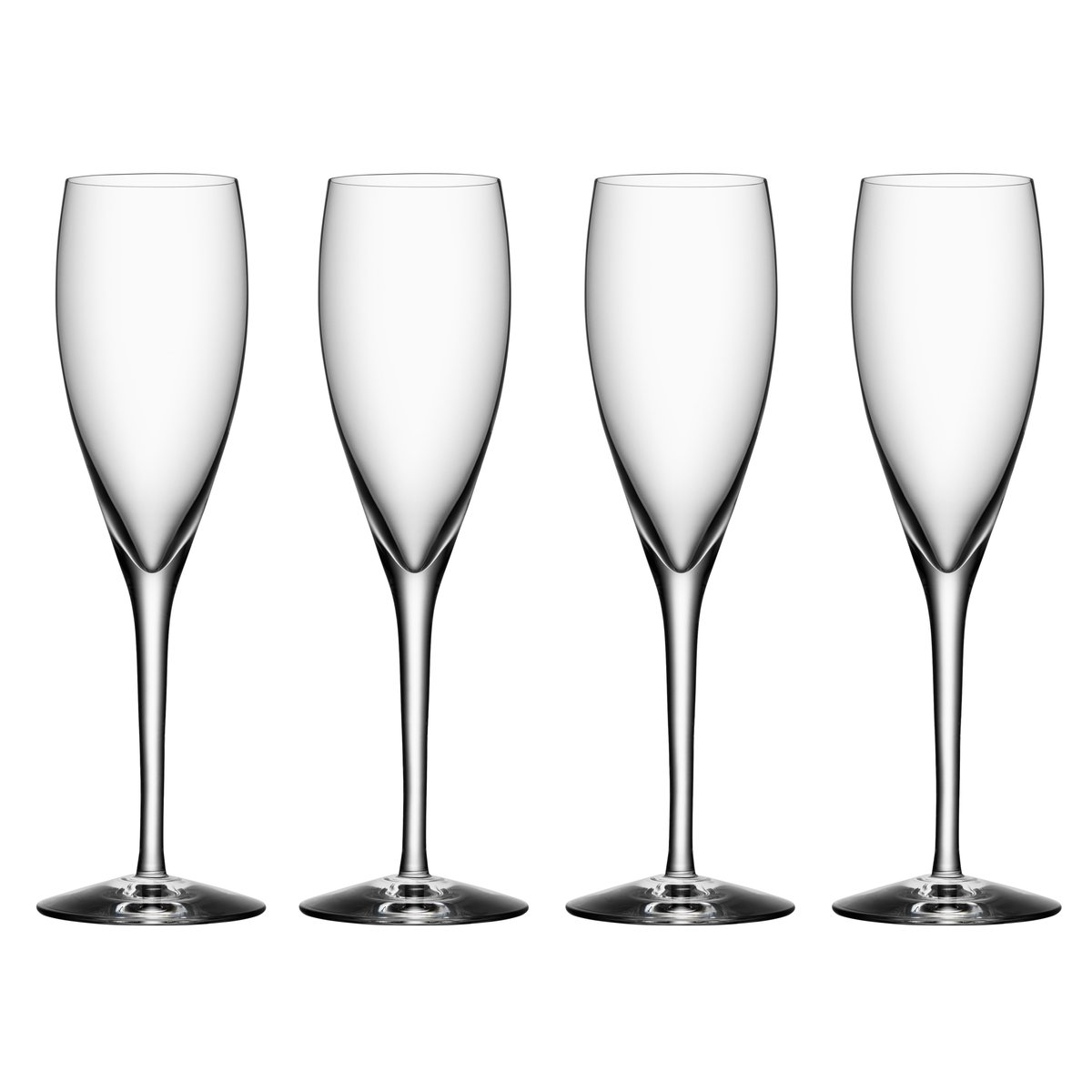 Orrefors More champagneglas 4-pack 4-pack | Skandinavisk Design | Champagneglas | Transparent