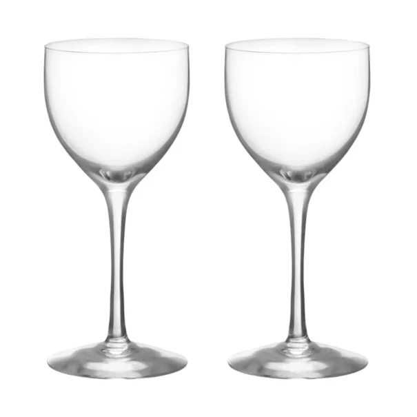 More Nick & Nora glas 17 cl 2-pack, Klar