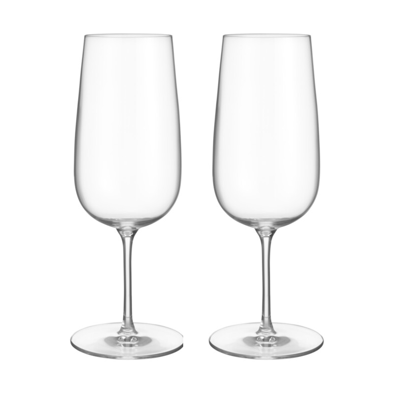 Orrefors x Björn Frantzén ölglas 2-pack 42 cl | Skandinavisk Design | Ölglas | Transparent