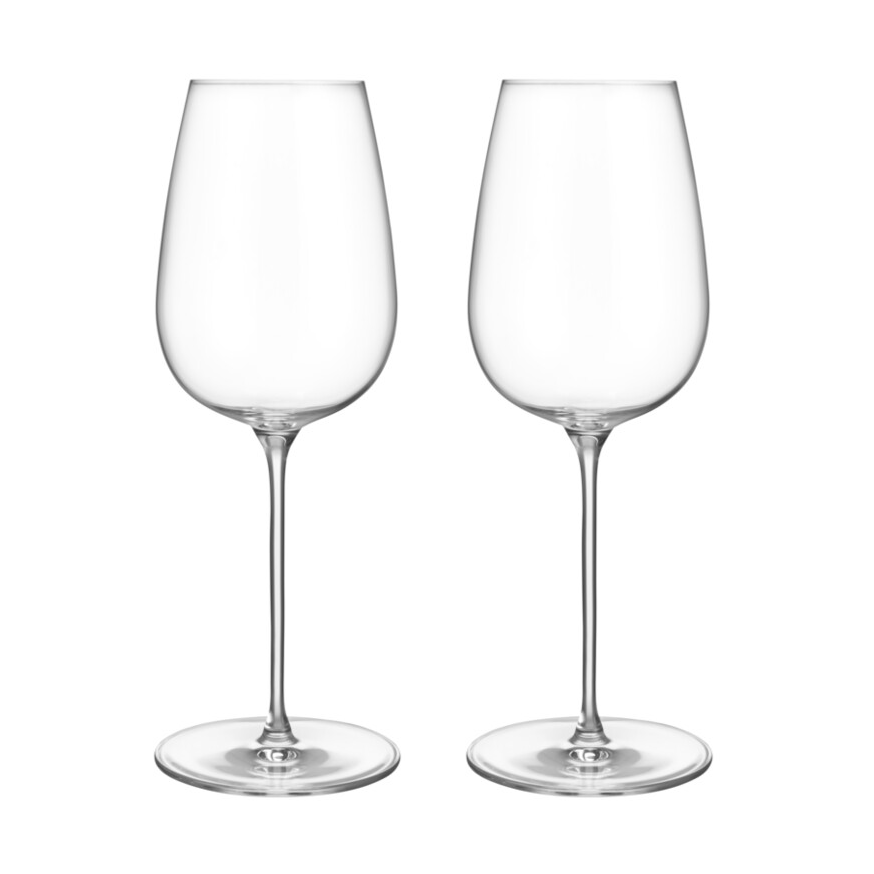 Orrefors x Björn Frantzén vitvinsglas 2-pack 44 cl | Skandinavisk Design | Vinglas | Transparent