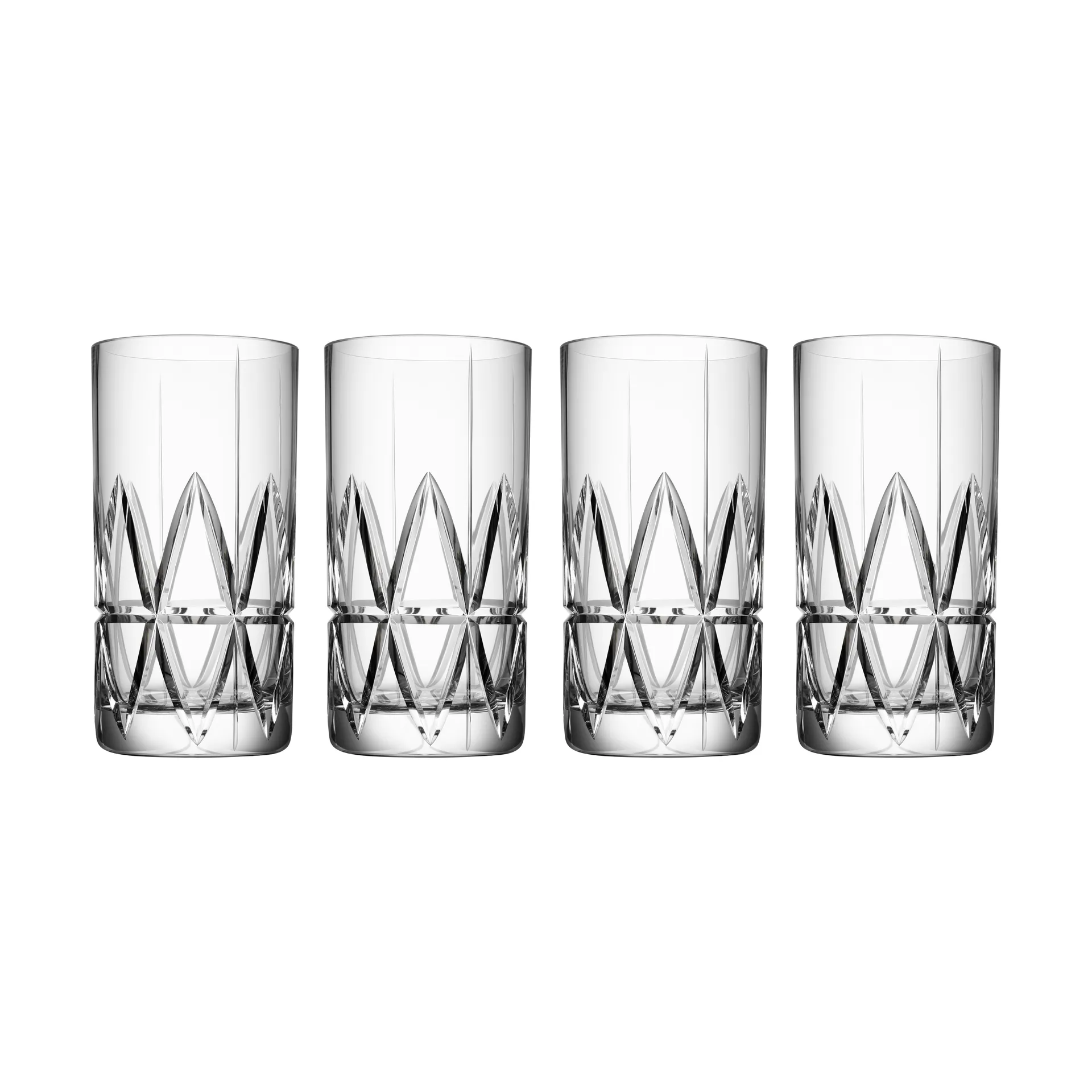 Peak highball glas 4-pack, 37 cl Orrefors